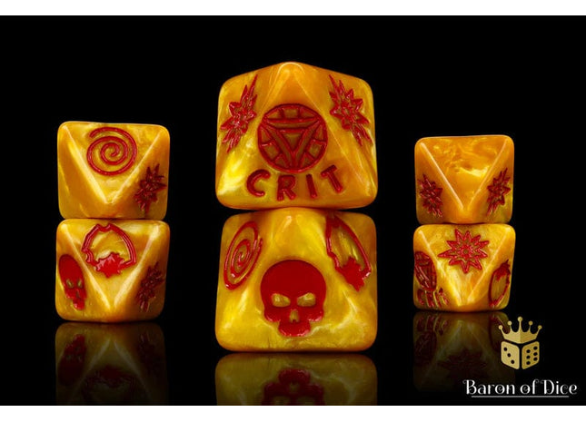 Gamers Guild AZ Baron of Dice Baron of Dice: Nuclear Reactor D8 Dice Set Baron of Dice