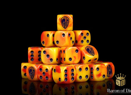 Gamers Guild AZ Baron of Dice Baron of Dice: Officially Licensed Hundred Kingdoms Conquest 16mm Dice Baron of Dice