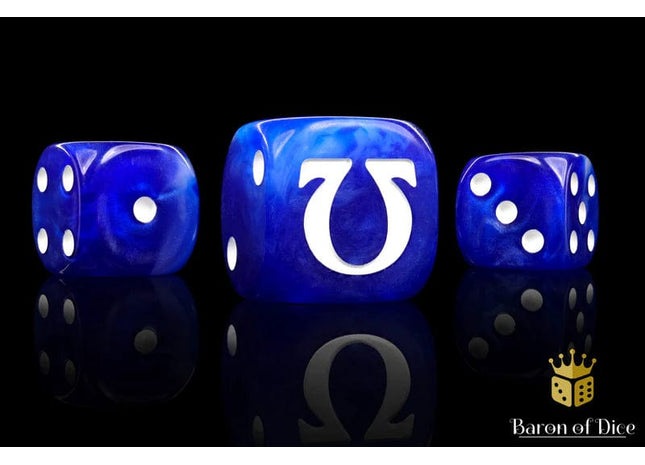 Gamers Guild AZ Baron of Dice Baron of Dice: Omega, White, Dice / Round Corner Baron of Dice