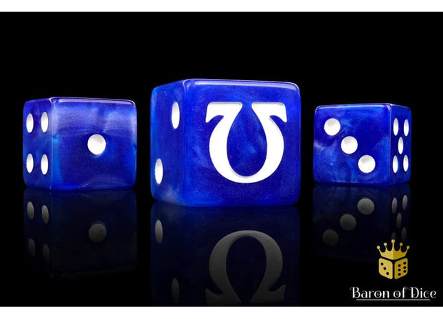 Gamers Guild AZ Baron of Dice Baron of Dice: Omega, White, Dice / Square Corner Baron of Dice