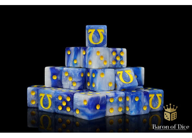 Gamers Guild AZ Baron of Dice Baron of Dice: Omega, Yellow, Dice / Square Corner Baron of Dice