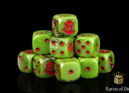 Gamers Guild AZ Baron of Dice Baron of Dice: Orc, OG, Red Dice / Round Corner Baron of Dice