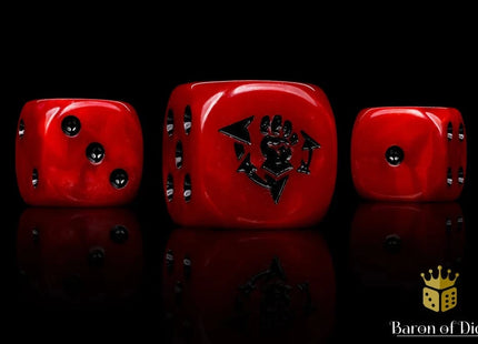 Gamers Guild AZ Baron of Dice Baron of Dice: Orks - Chaos Corsairs Round Dice Baron of Dice