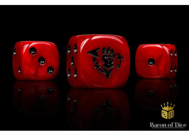 Gamers Guild AZ Baron of Dice Baron of Dice: Orks - Chaos Corsairs Round Dice Baron of Dice
