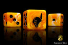 Gamers Guild AZ Baron of Dice Baron of Dice: Robot Helm Ochre Rounded Corner D6  - Set of 25 Baron of Dice