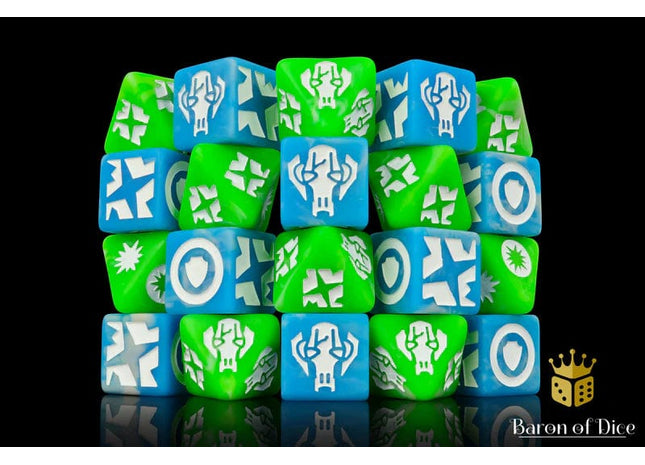 Gamers Guild AZ Baron of Dice Baron of Dice: Skirmish, Droid General, Dice Set (40ct) Baron of Dice