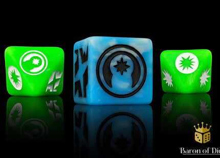 Gamers Guild AZ Baron of Dice Baron of Dice: Skirmish, Good Karma, Dice Set (20ct) Baron of Dice