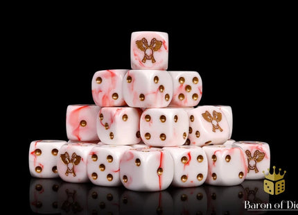 Gamers Guild AZ Baron of Dice Baron of Dice: Skull Grinders - Carnage Dice - Set of 25 Baron of Dice