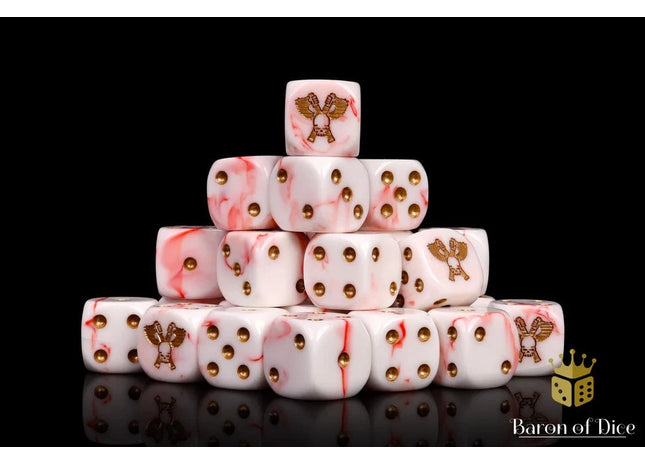 Gamers Guild AZ Baron of Dice Baron of Dice: Skull Grinders - Carnage Dice - Set of 25 Baron of Dice