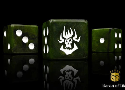 Gamers Guild AZ Baron of Dice Baron of Dice: Swamp Orcs Square Dice Baron of Dice