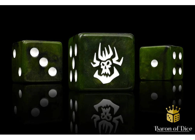 Gamers Guild AZ Baron of Dice Baron of Dice: Swamp Orcs Square Dice Baron of Dice