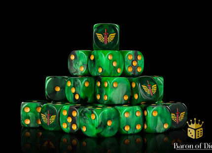 Gamers Guild AZ Baron of Dice Baron of Dice: Sword and Wings (Square Corner 25ct) Baron of Dice