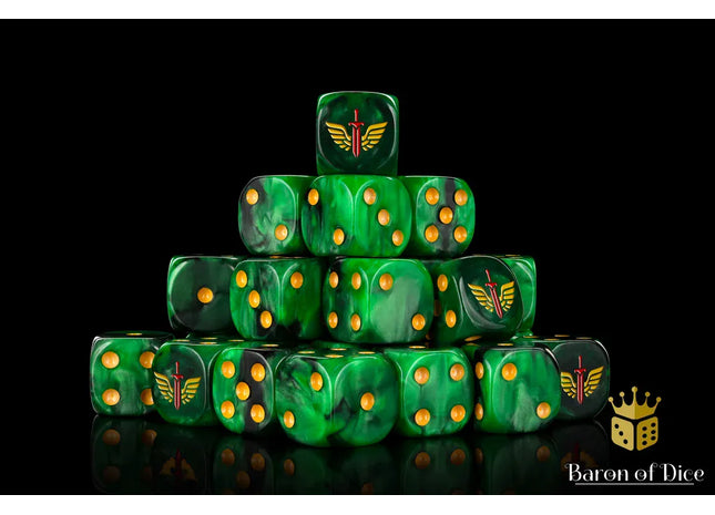 Gamers Guild AZ Baron of Dice Baron of Dice: Sword and Wings (Square Corner 25ct) Baron of Dice