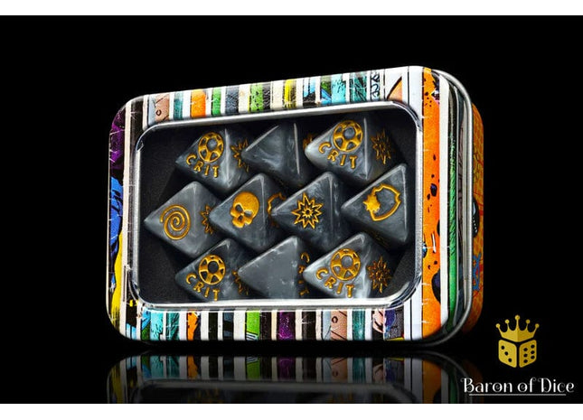 Gamers Guild AZ Baron of Dice Baron of Dice: The Dark Sons D8 Dice  Set Baron of Dice