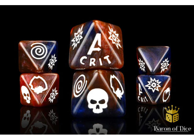 Gamers Guild AZ Baron of Dice Baron of Dice: The Protectors D8 Dice  Set Baron of Dice