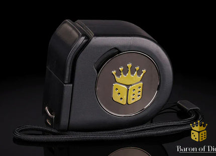 Gamers Guild AZ Baron of Dice Baron of Dice: Wargaming Tape Measure | Baron's 40mm Coin Compatible Baron of Dice