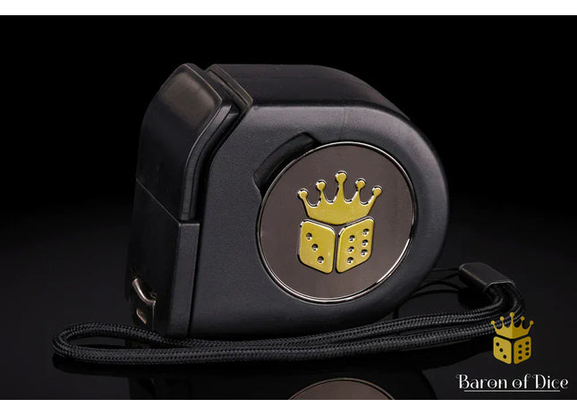 Gamers Guild AZ Baron of Dice Baron of Dice: Wargaming Tape Measure | Baron's 40mm Coin Compatible Baron of Dice