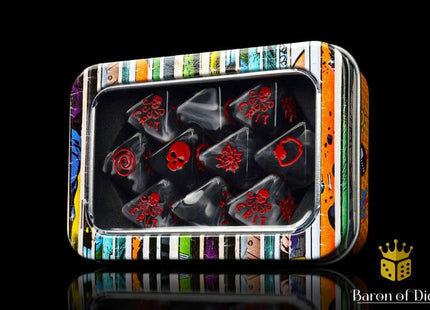 Gamers Guild AZ Baron of Dice Baron of Dice: World Domination D8 Dice  Set Baron of Dice