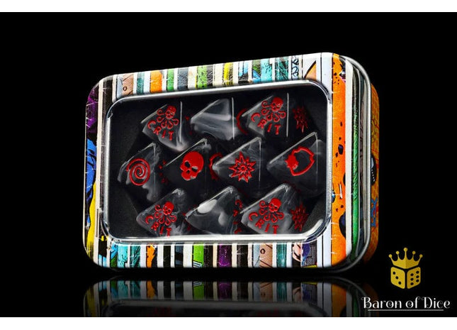 Gamers Guild AZ Baron of Dice Baron of Dice: World Domination D8 Dice  Set Baron of Dice