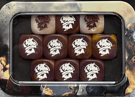 Gamers Guild AZ Baron of Dice Warmachine: Baron of Dice Premium Wargaming Dice Set Baron of Dice