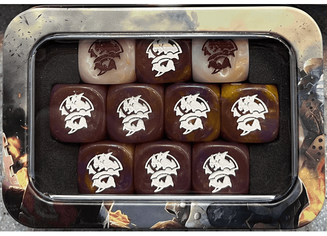 Gamers Guild AZ Baron of Dice Warmachine: Baron of Dice Premium Wargaming Dice Set Baron of Dice