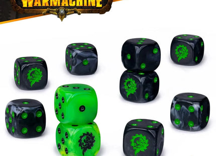 Gamers Guild AZ Baron of Dice Warmachine: Cryx Necrofactorium Official Dice Set Baron of Dice