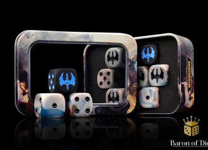 Gamers Guild AZ Baron of Dice Warmachine: Cygnar Gravediggers Official Dice Set Baron of Dice