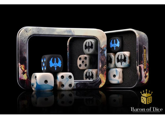 Gamers Guild AZ Baron of Dice Warmachine: Cygnar Gravediggers Official Dice Set Baron of Dice