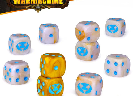 Gamers Guild AZ Baron of Dice Warmachine: Cygnar Storm Forge Official Dice Set Baron of Dice