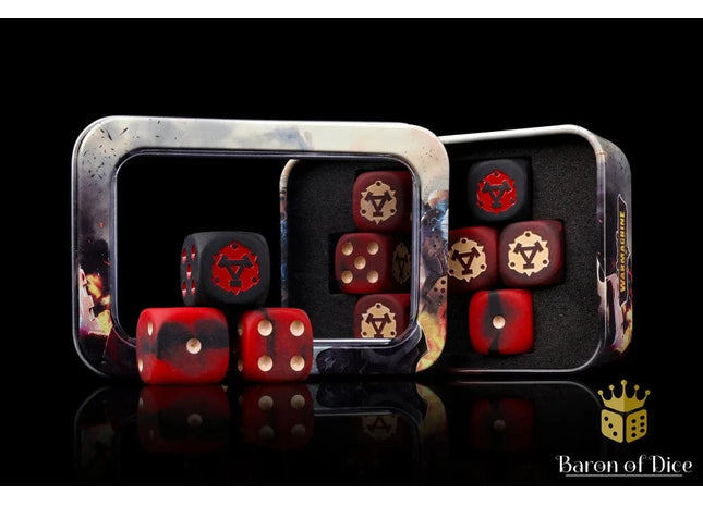 Gamers Guild AZ Baron of Dice Warmachine: Khador, Winter Korps Official Dice Set Baron of Dice