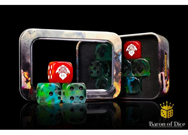 Gamers Guild AZ Baron of Dice Warmachine: Orgoth, Cursebound Official Dice Set Baron of Dice