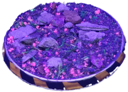 Gamers Guild AZ Base X Base X Terrain: Basecover - Black Forest (UV Effect) Baron of Dice