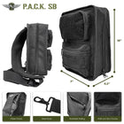 Gamers Guild AZ Battle Foam P.A.C.K. SB Shoulder Bag Player's Kit Load Out (Black) Battle Foam