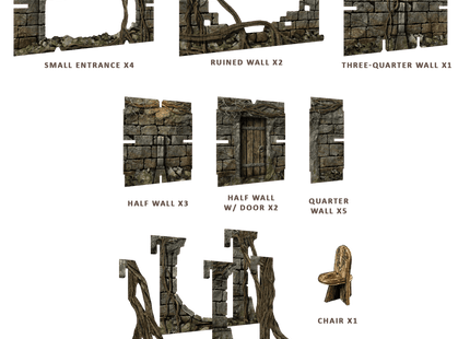 Gamers Guild AZ Battle Systems Battle Systems: Fantasy Dungeon - Vaults of Enveron Core Set AGD