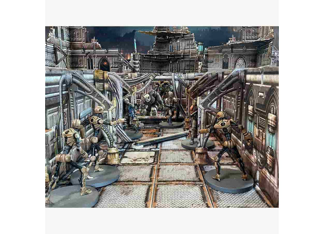 Gamers Guild AZ BATTLE SYSTEMS Battle Systems: Sci-Fi Gothic Cityscape (Pre-Order) Quartermaster Direct