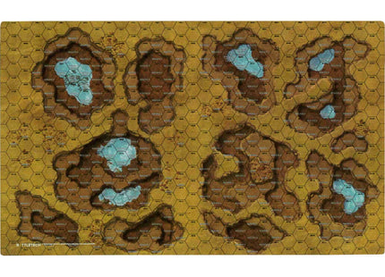 Gamers Guild AZ Battletech BattleTech: Battle Mat - Savannah - Sinkholes (Pre-Order) AGD