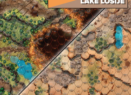 Gamers Guild AZ Battletech BattleTech: BattleMat - Tukkayid: Holth Forest & Lake Losiije (Pre-Order) ACD Distribution