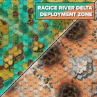 Gamers Guild AZ Battletech BattleTech: BattleMat - Tukkayid: Racice River Delta & Deployment Zone (Pre-Order) ACD Distribution