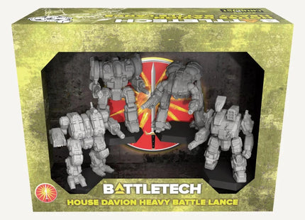 Gamers Guild AZ Battletech BattleTech: House Davion Heavy Battle Lance Force Pack (Pre-Order) GTS