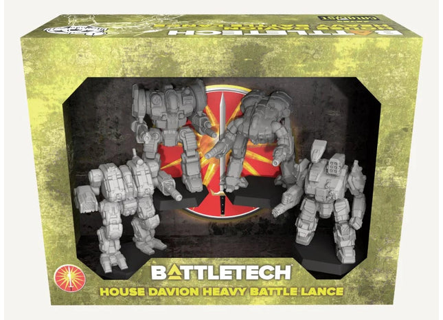 Gamers Guild AZ Battletech BattleTech: House Davion Heavy Battle Lance Force Pack (Pre-Order) GTS