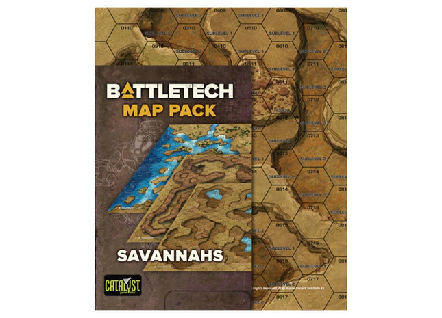 Gamers Guild AZ Battletech Battletech: Map Pack Savannah (Pre-Order) AGD