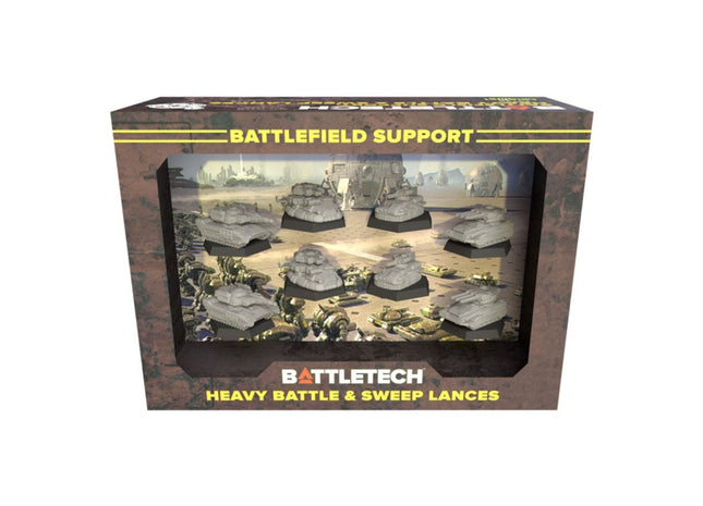 Gamers Guild AZ Battletech BattleTech: Mercenaries Force Pack: Battlefield Support Heavy Battle & Sweep Lances (Pre-Order) ACD Distribution