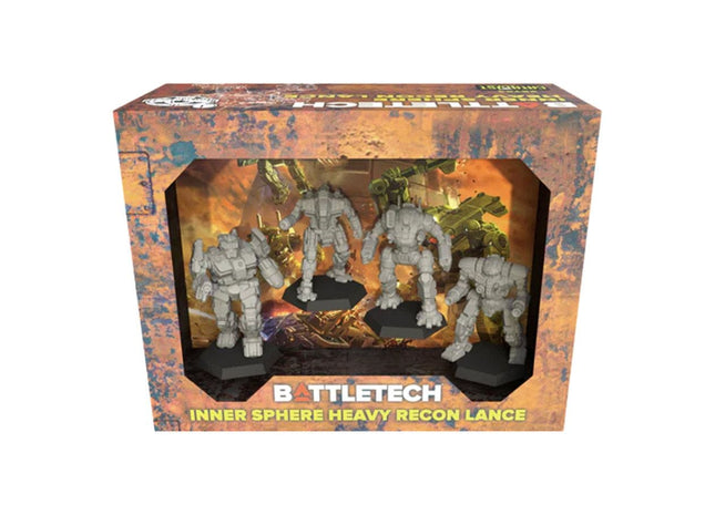 Gamers Guild AZ Battletech BattleTech: Mercenaries Force Pack: Inner Sphere Heavy Recon Lance (Pre-Order) ACD Distribution