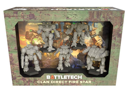 Gamers Guild AZ Battletech BattleTech: Mercenaries Force Pack: The Clans Direct Fire Star (Pre-Order) ACD Distribution