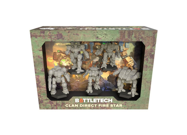 Gamers Guild AZ Battletech BattleTech: Mercenaries Force Pack: The Clans Direct Fire Star (Pre-Order) ACD Distribution