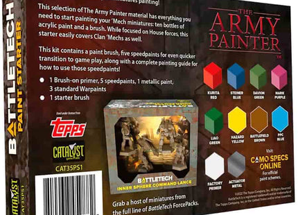 Gamers Guild AZ Battletech Battletech: Paint Starter Set (Pre-Order) GTS