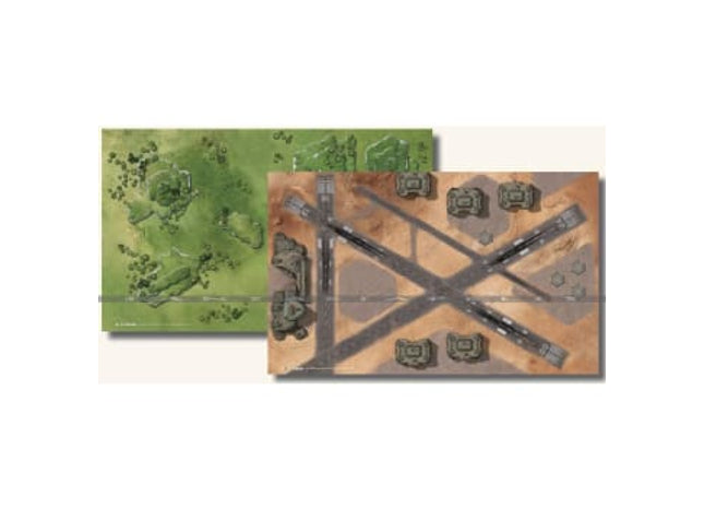 Gamers Guild AZ Battletech BattleTech: Playmat - Alpha Strike Aerobase 1 GTS