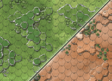 Gamers Guild AZ Battletech BattleTech: Playmat - Grasslands / Desert GTS