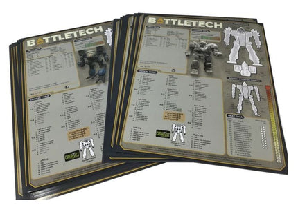 Gamers Guild AZ Battletech BattleTech: Premium Record Sheets: Mercenaries (Pre-Order) ACD Distribution