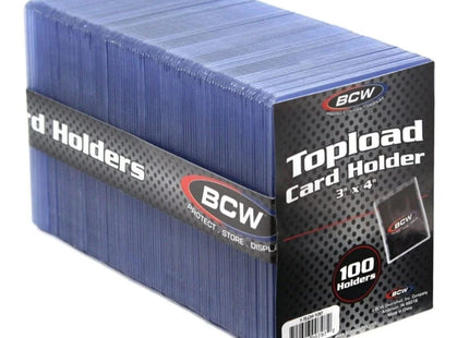 Gamers Guild AZ BCW BCW 3x4 Topload Card Holder - Standard (100 CT. Pack) BCW
